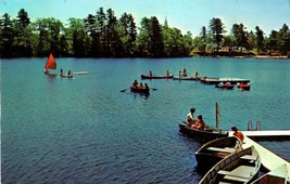 Boating Lake Ontario Pulaski New York Postcard Posted 1966 - £7.74 GBP
