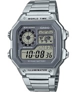 Casio Men&#39;s AE-1200WHD-7A Quartz Watch with Stainless Steel Strap - £35.32 GBP