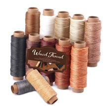 660 Yards Leather Sewing Waxed Thread - 150D 55 Yards Per Spool Stitching Thread - £14.40 GBP