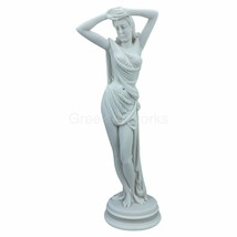 Nude Naked Lightly Dressed Female Sexy Erotic Art Woman Statue Sculpture 17in - £80.71 GBP