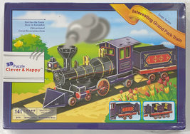 Clever &amp; Happy Grand Park Train 141 Piece 26.8&quot; x 4.3&quot; x 2.9&quot; Puzzle - N... - $20.00