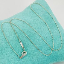 18&quot; Tiffany &amp; Co Elsa Peretti Chain Necklace in Sterling Silver - £150.63 GBP
