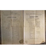 Certificado de la vieja escuela Checoslovaquia judío 1932 - $48.64 CAD