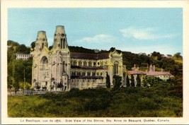 Canada Quebec Sainte Anne de Beaupre Shrine Church 1915-1930 Vintage Postcard - £7.39 GBP