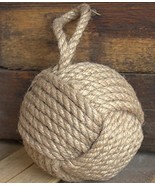 5&quot; Monkey Fist Nautical Doorstop Rope Sailor Knot - $65.36 CAD