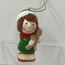 Vintage Snoopy Ornament Japan PEPPERMINT PATTY GINGERBREAD MAN 3&quot;  1982 ... - £71.75 GBP