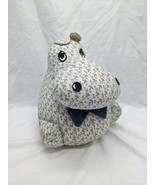 Handmade Flower Hippopotamus Plush Decor 9&quot; - €21,11 EUR