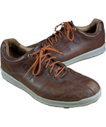 FOOTJOY FJ VERSALUXE Spikeless Golf Shoes Size 9.5 M Brown 57253 Orange - $1,038.61 MXN