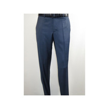 Men Suit BERLUSCONI Turkey 100% Italian Wool Super 180's Vested #Ber1 Navy Blue image 10