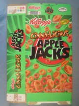 2001 MT Cereal Box KELLOGG&#39;S Cinna-licious Apple Jacks [Y155B1r] - £31.85 GBP