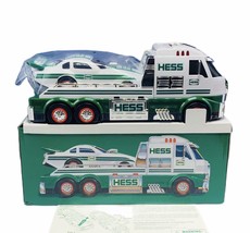 Hess toy truck car collectible nib box diecast Dragster semi tractor tra... - $49.45
