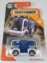 Matchbox 2020 MBX City MBX Self-Driving Bus, Blue 3/100 - £6.88 GBP