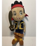 Disney Store Plush Doll Jake and the Neverland Pirates Toy Stuffed 12”Ex... - £13.13 GBP