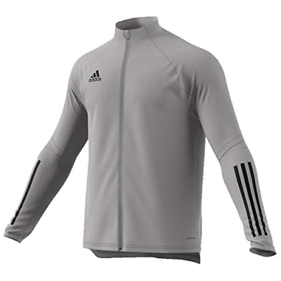 adidas Big Kid Boys Con20 Training Jacket,Team Mid Grey,Medium - $44.51