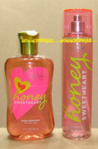 Honey Sweetheart Bath Body Works Fragrance Mist Shower Gel Full Size - £44.20 GBP