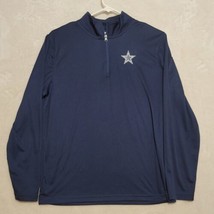 Dallas Cowboys Fanatics Men’s Shirt Sz Large Long Sleeve 1/4 Zip - £20.40 GBP