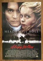 Tim Burton&#39;s SLEEPY HOLLOW (&#39;99) DS Advance 1-Sheet Johnny Depp, Christi... - £75.93 GBP