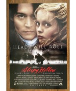 Tim Burton&#39;s SLEEPY HOLLOW (&#39;99) DS Advance 1-Sheet Johnny Depp, Christi... - $130.20 CAD