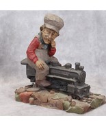 Tom Clark Gnome  Chief  Cairn 7&quot; Gnome Sitting On Train Vintage  1992 - $202.99 MXN