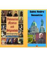 Visionaries Mystics and Stigmatists Book and Companion Saint Andre Besse... - $32.00