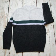 Cat &amp; Jack Big Boy Large (12/14) Cozy Mock Neck 1/4 Zip Pullover Sweater Gray - £10.31 GBP