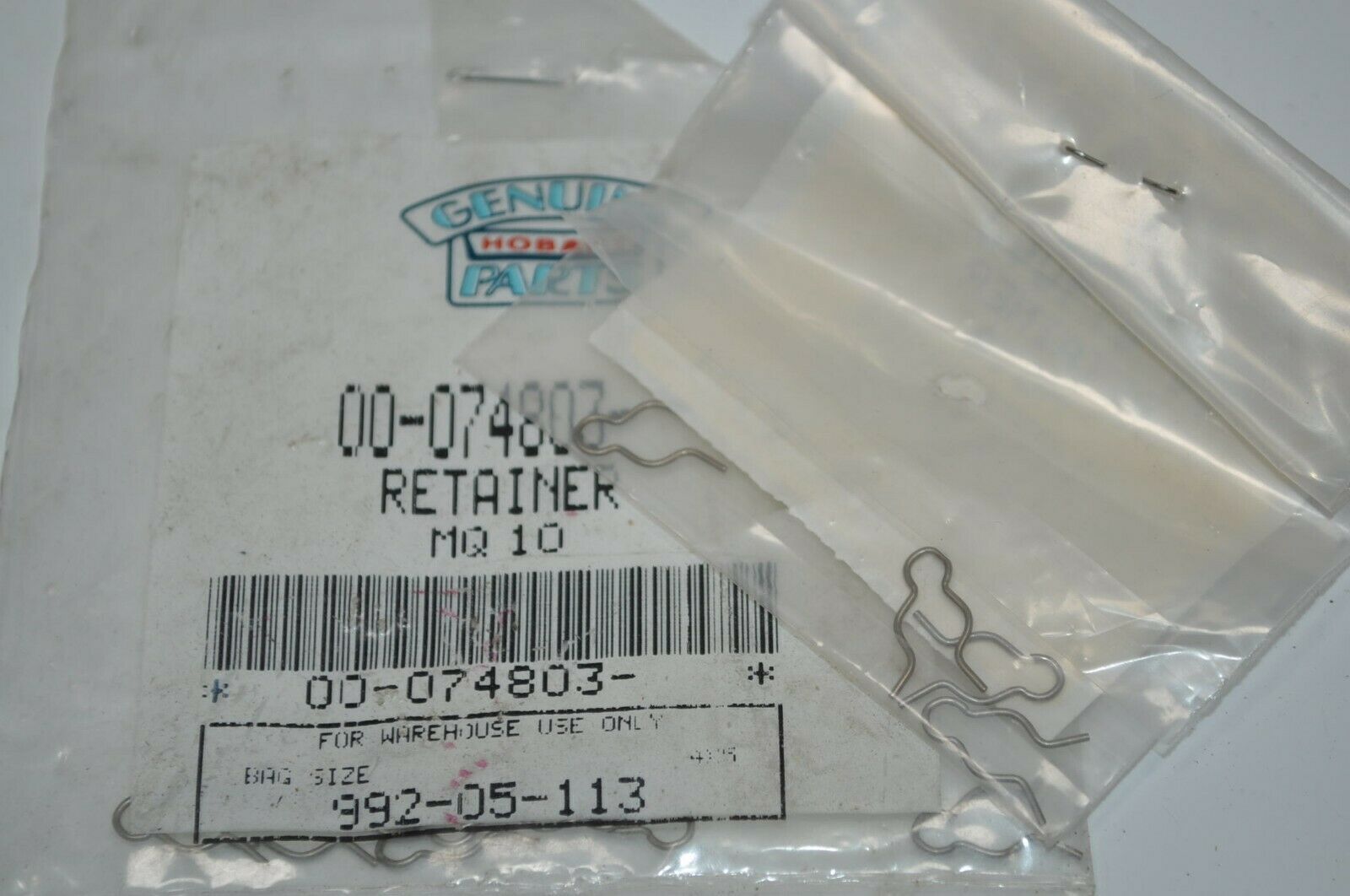 Lot of 10 NEW Hobart Wear Button Retainer / Clips Part# 00-074803 - $11.99