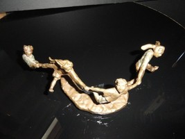 Mark Hopkins " Crack the Whip" Bronze Sculpture 11" x 4" x4" image 12