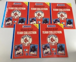 Lot of 5 Donruss 1988 Puzzle &amp; Cards The Boston Red Sox Team Collection - $23.75