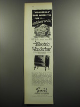 1953 Servel Electric Wonderbar Ad - Wonderbar goes where the fun is - £14.78 GBP