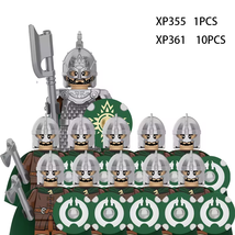 Medieval Elf Rohan soldiers Guard Army lotr Action Figures Mini Bricks T... - $25.99