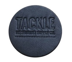 Tackle Leather Bass Drum Beater Patch - Black- Small 2 1/2&quot; - £9.43 GBP