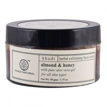Khadi Natural Almond &amp; Honey Facial Massage Gel With Scrub 50 gm Skin Face Care - £12.92 GBP