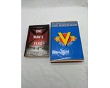Lot Of (2) Military World War II Books One Man&#39;s Flag Politics And American - £18.92 GBP
