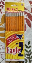 Vintage 2000 Sanford Eagle No. 2 Hb Pencils Made In Usa Nos 10 Pack Sealed - £7.62 GBP