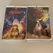 The Hobbit (1977) &amp; The Lord of the Rings (1978) Animated Vintage VHS 2 ... - $272.75 MXN