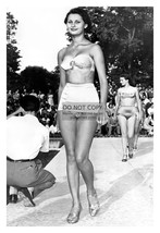 Young Sophia Loren At Beauty Contest In Naples France 1949 4X6 B&amp;W Photo - £6.26 GBP
