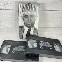 Vtg Mafias Greatest Hits 2 VHS Tapes Volume 1 and 2 Mob Dillinger Capone Gotti - £23.91 GBP