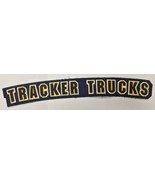 TRACKER TRUCKS  SKATEBOARD VINTAGE EMBROIDERED PATCH 14.5&quot; X 2&quot; - $9.49 CAD