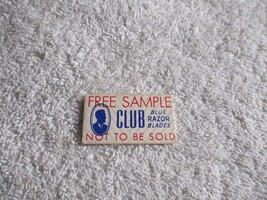Vintage Fuller Brush Club Blue Razor Blade Free Sample Not Sold collectible Rare - £15.56 GBP