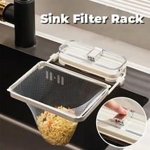Kitchen Sink Filter Rack Suction Cup Disposable Leftover Leftovers Filter Pocket - £10.57 GBP