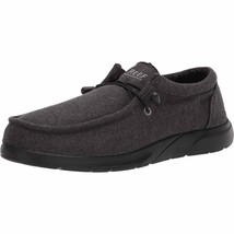Reef Men Stretch Laces Slip On Loafers Cushion Coast Size US 10.5 Black - $43.36