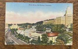 Postcard Street Scene Hot Springs Arkansas The McGuires Studio No Writing K5094 - £3.02 GBP