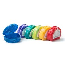 Marble Retainer Cases with Labels - Pack of 3 (colors may very) - £6.12 GBP