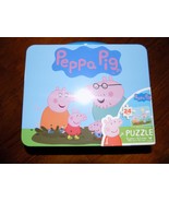 Cardinal Industries Peppa Pig Puzzle in Tin Lunchbox 24 Pieces NEW - £14.46 GBP