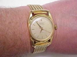 Unique Rare Mens Authentic IWC Schaffhausen Automatic 18k Solid Gold Watch Brace - £12,720.41 GBP