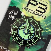 Persona 3 FES Reload Dark Hour Enamel Pin with Spinning Clock Hands *GLOW DARK* - £35.96 GBP