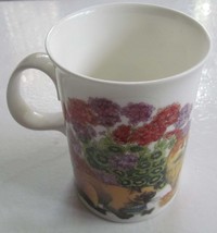 DUNOON Collectible Stoneware White Fine Bone China Mug Sophisticates Des... - $21.99