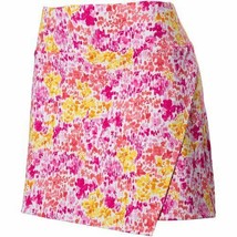 Nwt Ibkul Icikuls Colleen Hot Pink Golf Tennis Faux Wrap Skort - S &amp; L - £51.14 GBP