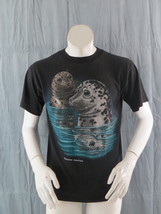 Vintage Graphic T-shirt - Vancouver Aquarium Seal Graphic - Men&#39;s Medium - £38.71 GBP