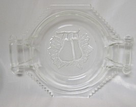 Jeannette Glass Clear Baltimore Pear Butter Dish Bottom Only - £12.58 GBP